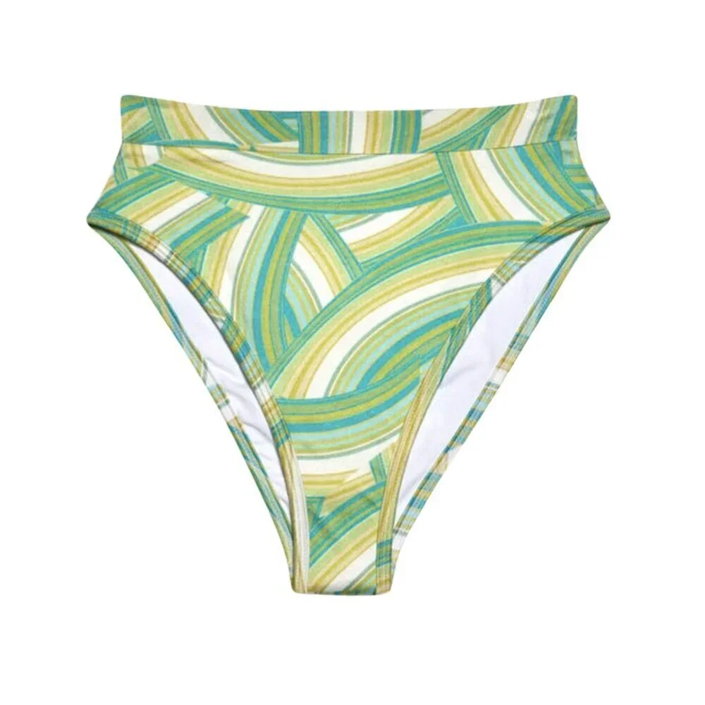 NWT l*space Frenchi French Cut Bitsy Bikini Bottoms In Over The Rainbow Sz. S